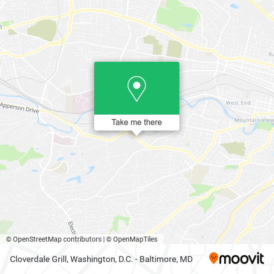 Mapa de Cloverdale Grill