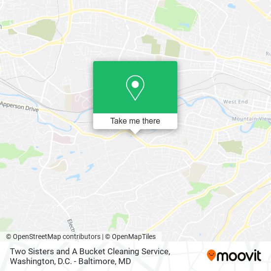 Two Sisters and A Bucket Cleaning Service map