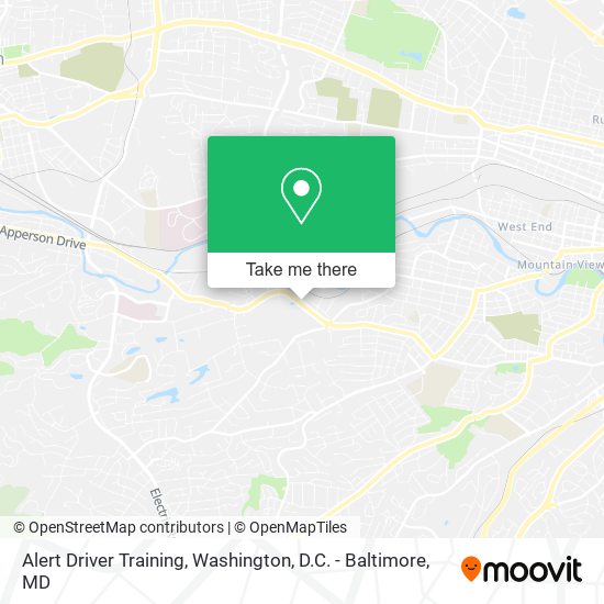 Alert Driver Training map