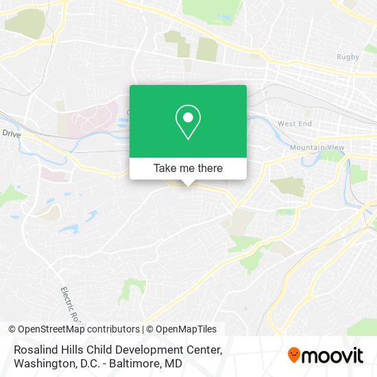 Mapa de Rosalind Hills Child Development Center