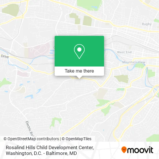 Mapa de Rosalind Hills Child Development Center