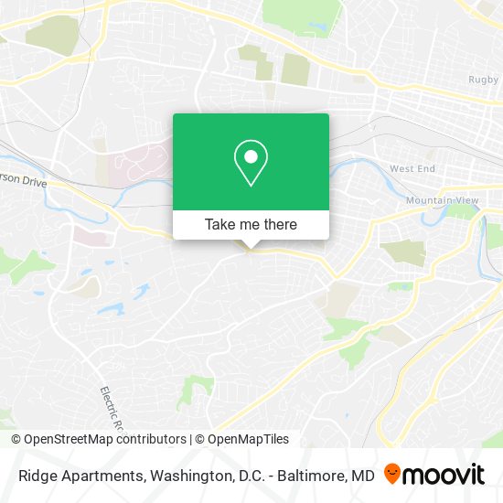 Ridge Apartments map