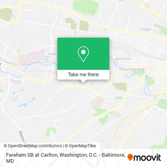 Fareham SB at Carlton map