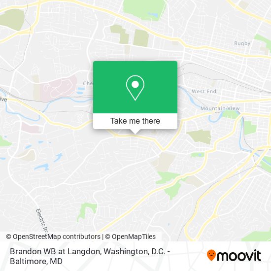 Brandon WB at Langdon map