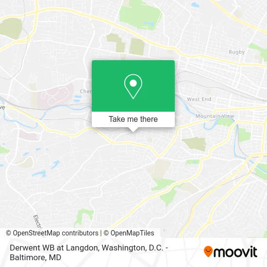 Derwent WB at Langdon map