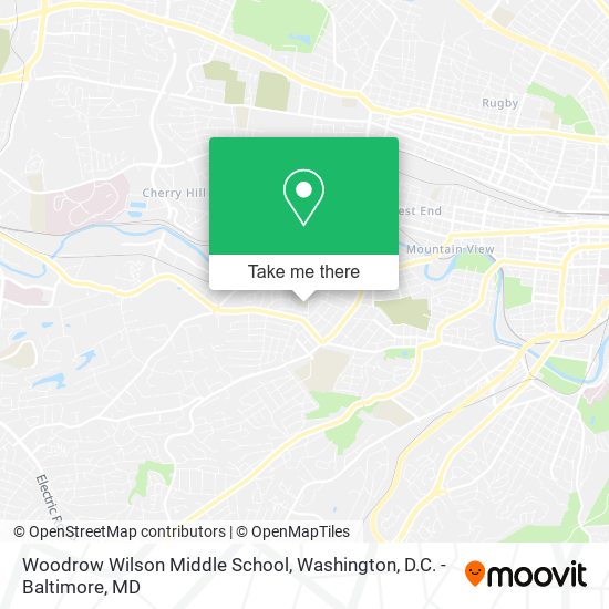 Mapa de Woodrow Wilson Middle School