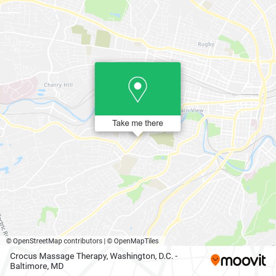 Crocus Massage Therapy map
