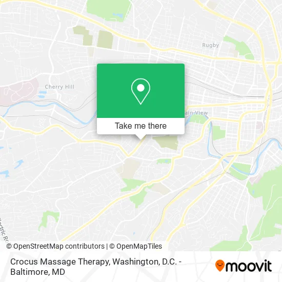 Mapa de Crocus Massage Therapy
