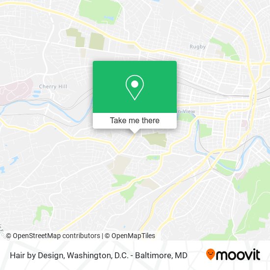 Hair by Design map