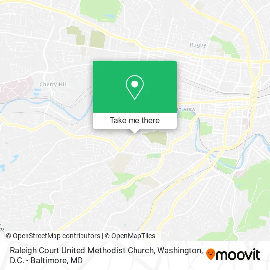 Raleigh Court United Methodist Church map