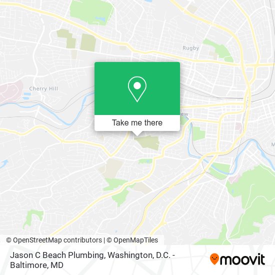 Jason C Beach Plumbing map