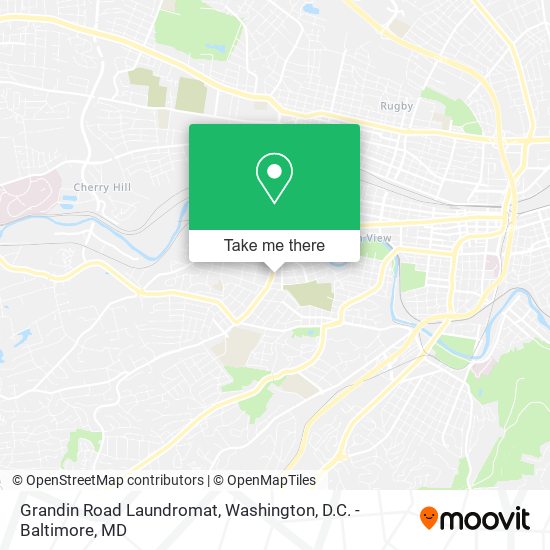 Grandin Road Laundromat map