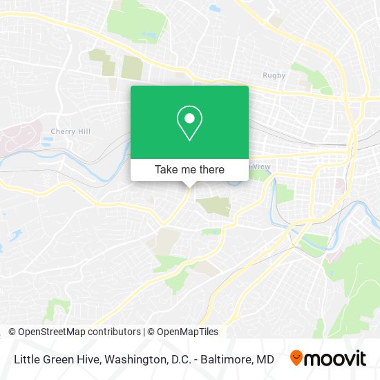 Little Green Hive map