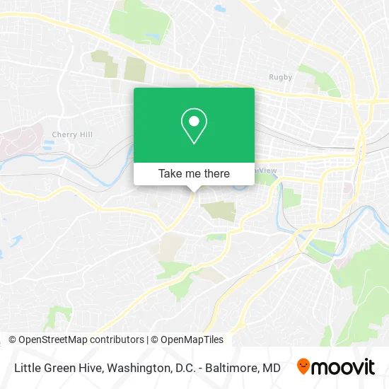 Little Green Hive map