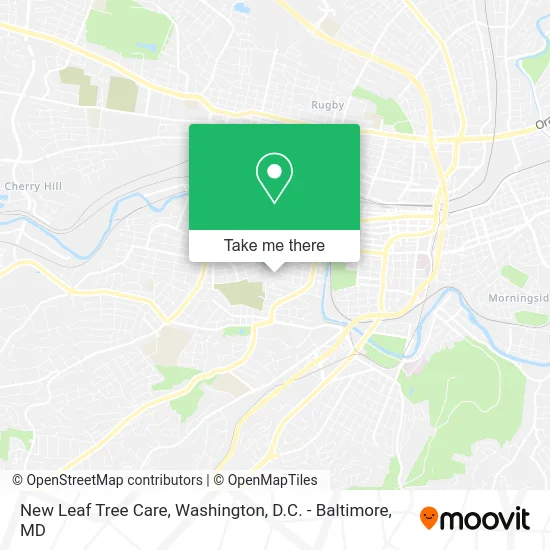 New Leaf Tree Care map