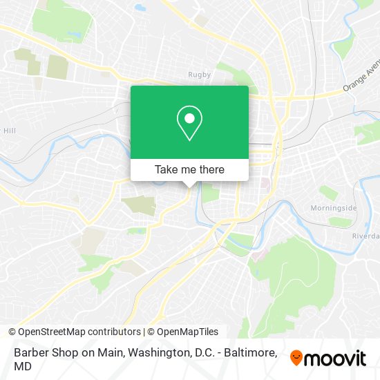 Barber Shop on Main map