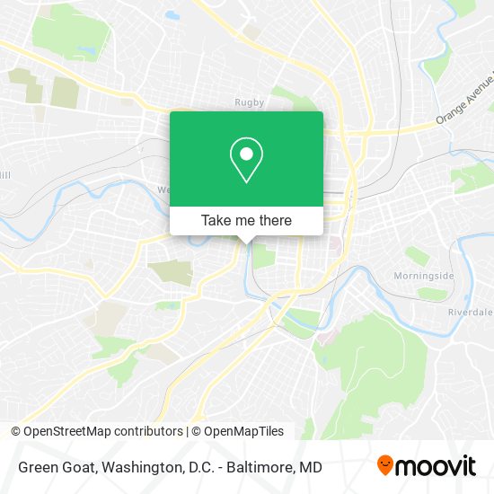 Green Goat map