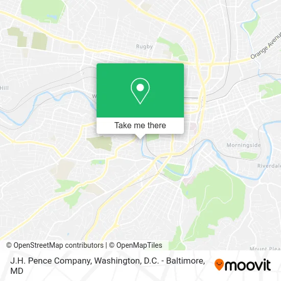 J.H. Pence Company map