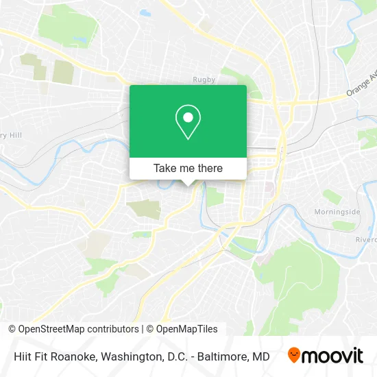Hiit Fit Roanoke map
