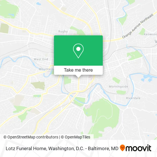 Lotz Funeral Home map
