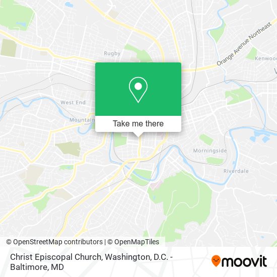 Christ Episcopal Church map