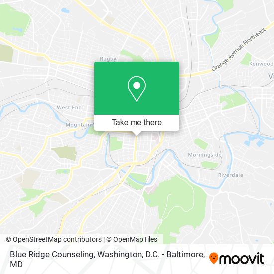 Mapa de Blue Ridge Counseling