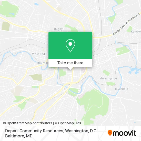 Mapa de Depaul Community Resources