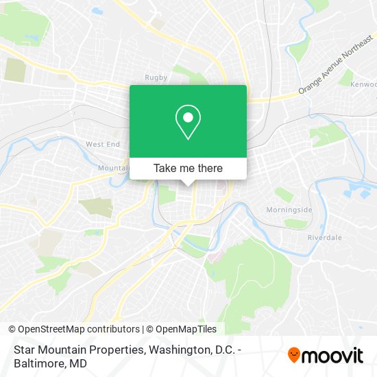 Star Mountain Properties map