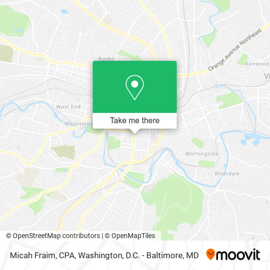 Mapa de Micah Fraim, CPA
