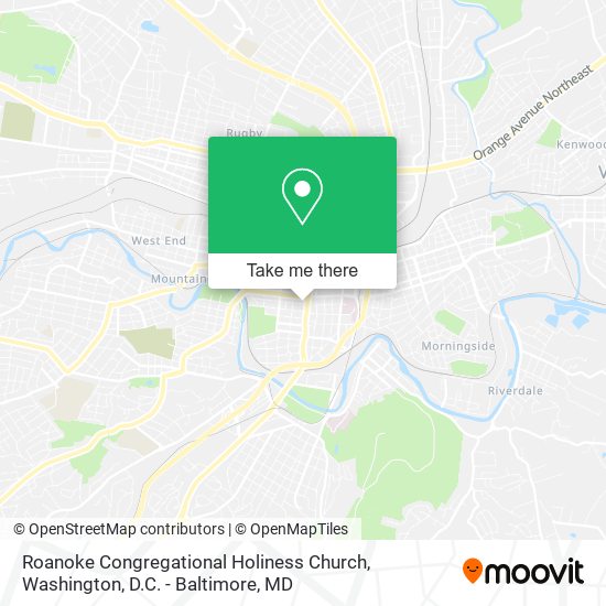 Mapa de Roanoke Congregational Holiness Church