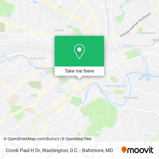 Mapa de Cronk Paul H Dr