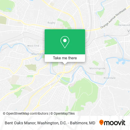 Bent Oaks Manor map