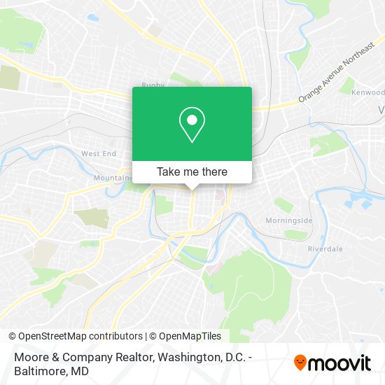 Moore & Company Realtor map