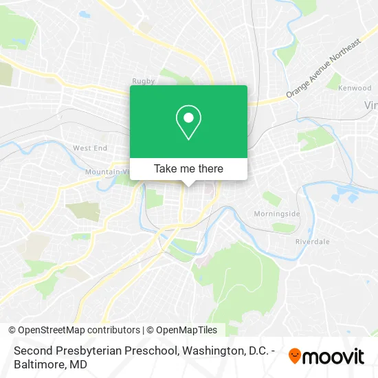 Second Presbyterian Preschool map