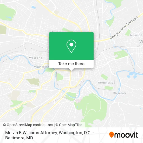 Mapa de Melvin E Williams Attorney