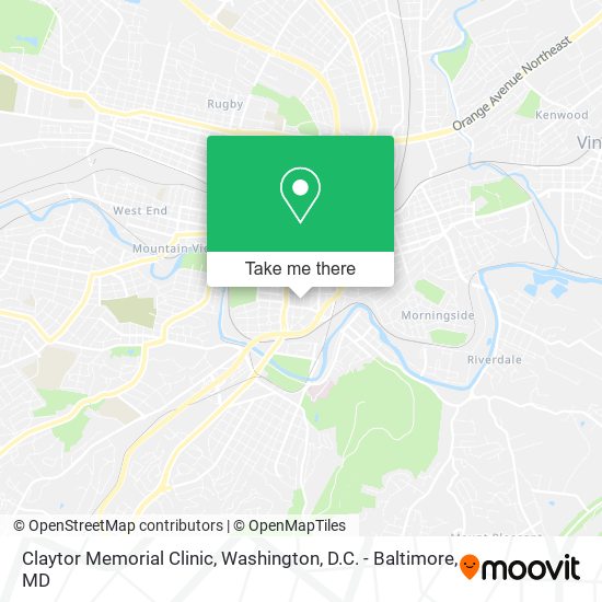 Mapa de Claytor Memorial Clinic