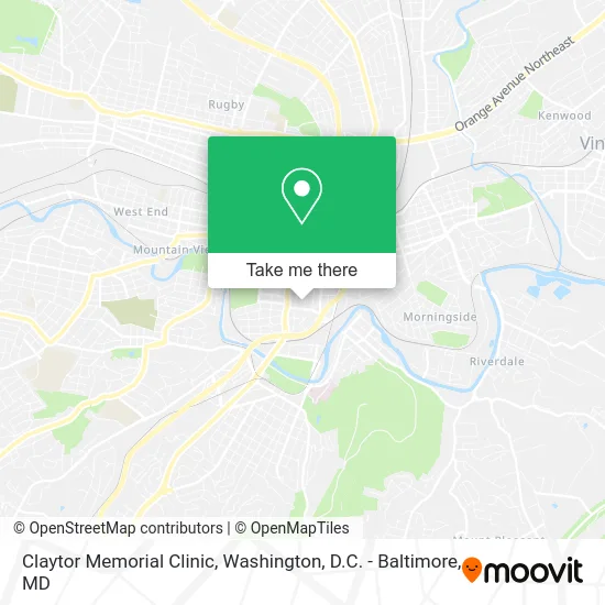 Claytor Memorial Clinic map