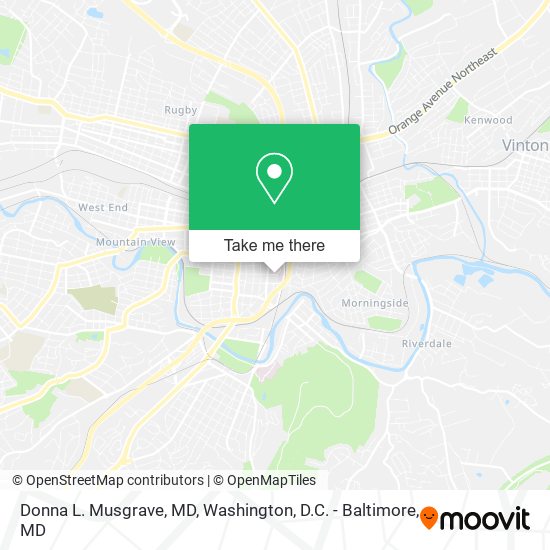 Mapa de Donna L. Musgrave, MD