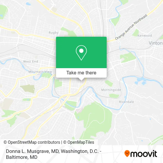 Donna L. Musgrave, MD map