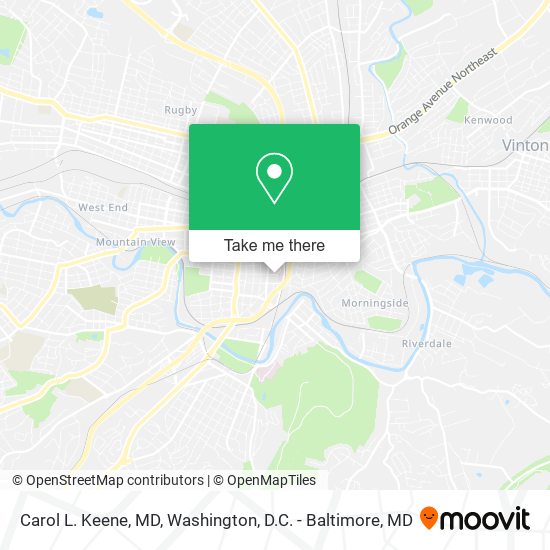 Carol L. Keene, MD map