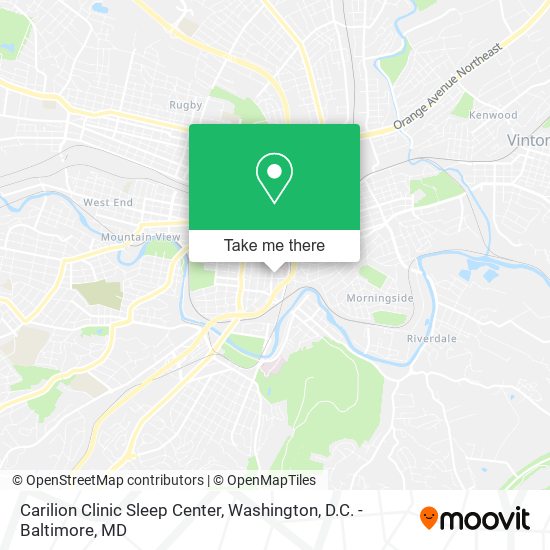 Carilion Clinic Sleep Center map