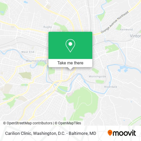 Carilion Clinic map