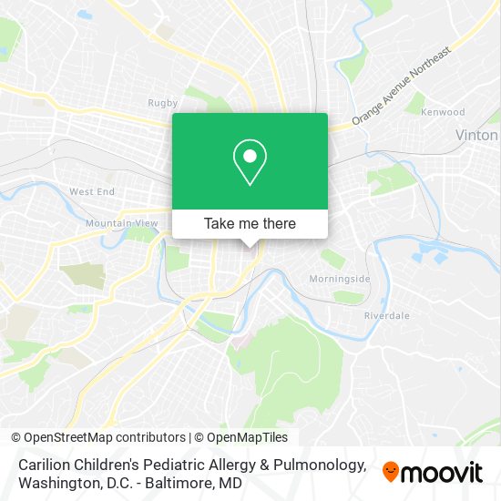 Mapa de Carilion Children's Pediatric Allergy & Pulmonology