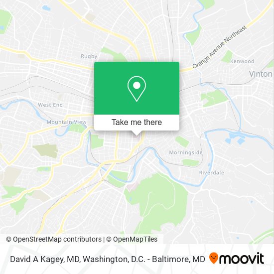 David A Kagey, MD map