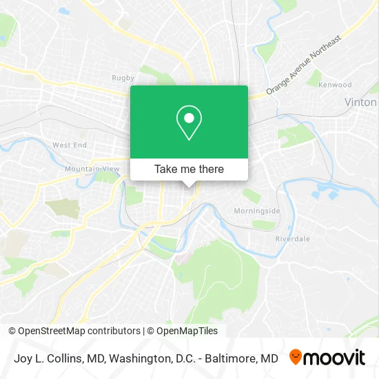 Joy L. Collins, MD map