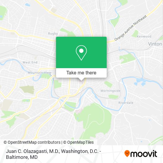 Juan C. Olazagasti, M.D. map