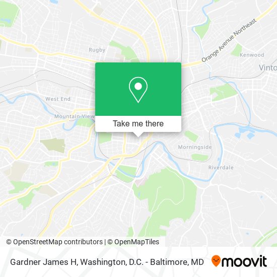 Gardner James H map
