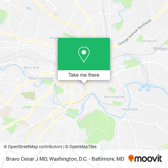 Bravo Cesar J MD map