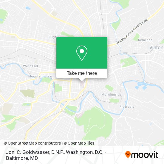 Joni C. Goldwasser, D.N.P. map
