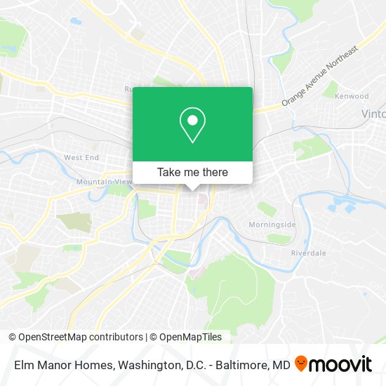 Elm Manor Homes map